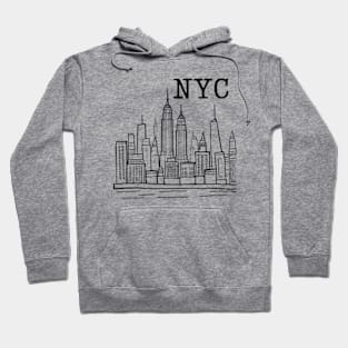 nyc doodle art 2024 pt3 Hoodie